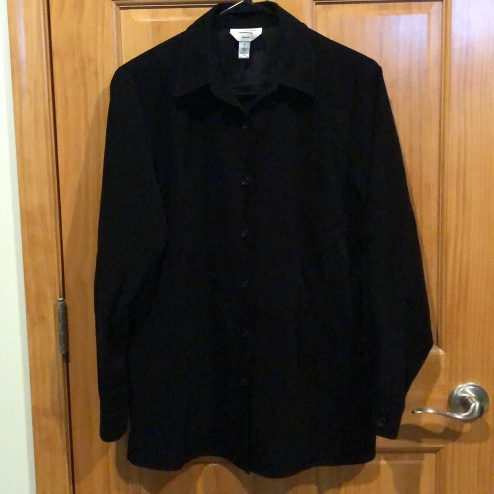 Collared button down shirt/jacket